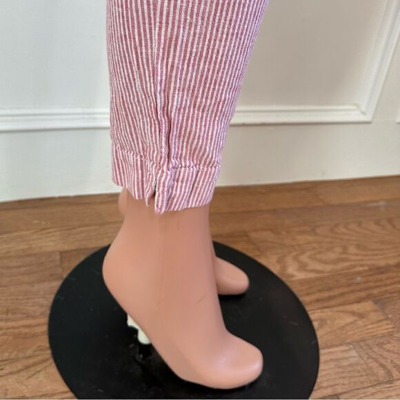 Pink seersucker pinstripe pants - Picture 10 of 14